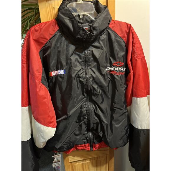 Checkered Flag Sports Chevrolet Racing Men’s XL Nascar Chevy Jacket Windbreaker - Picture 11 of 12